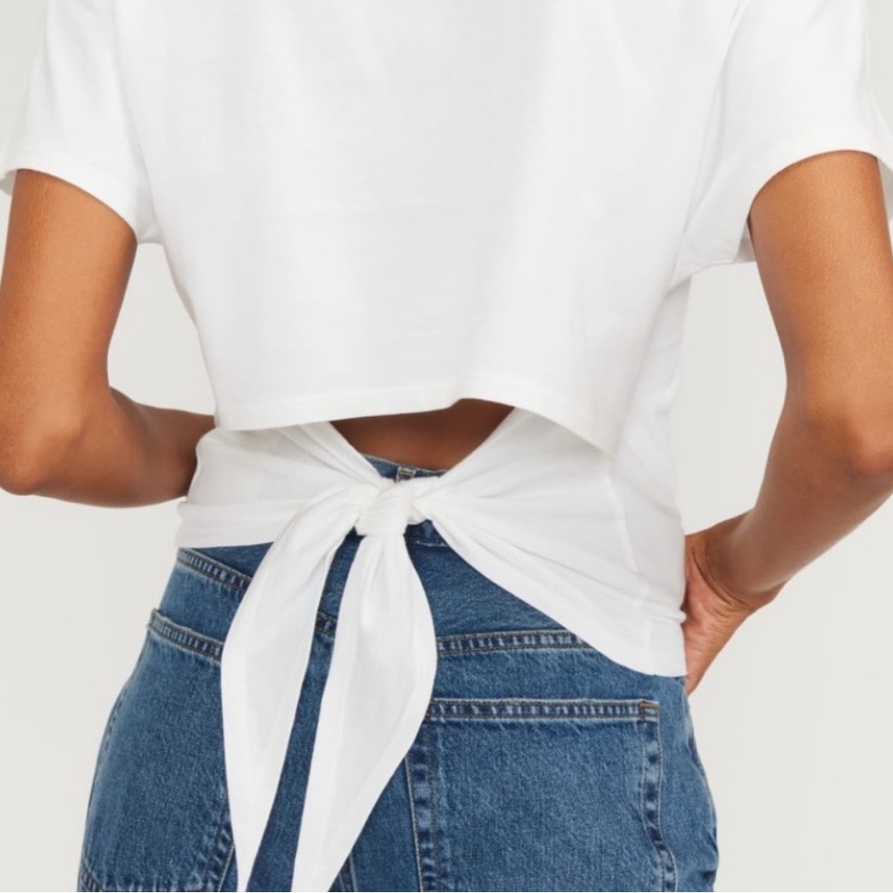 Everlane Green Tie-Back Women’s Top